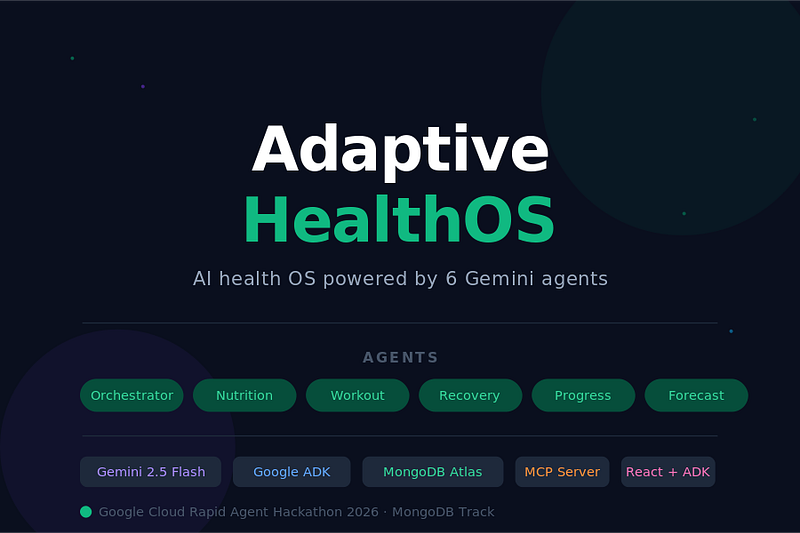 Building Adaptive HealthOS: A Multi-Agent AI System with Gemini, Google ADK, and MongoDB Atlas