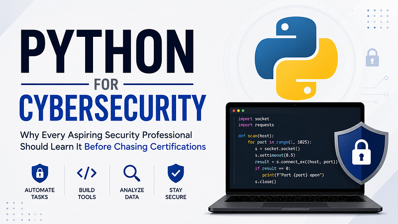 Python for Cybersecurity: Why Every Aspiring Security Professional Should Learn It Before Chasing…