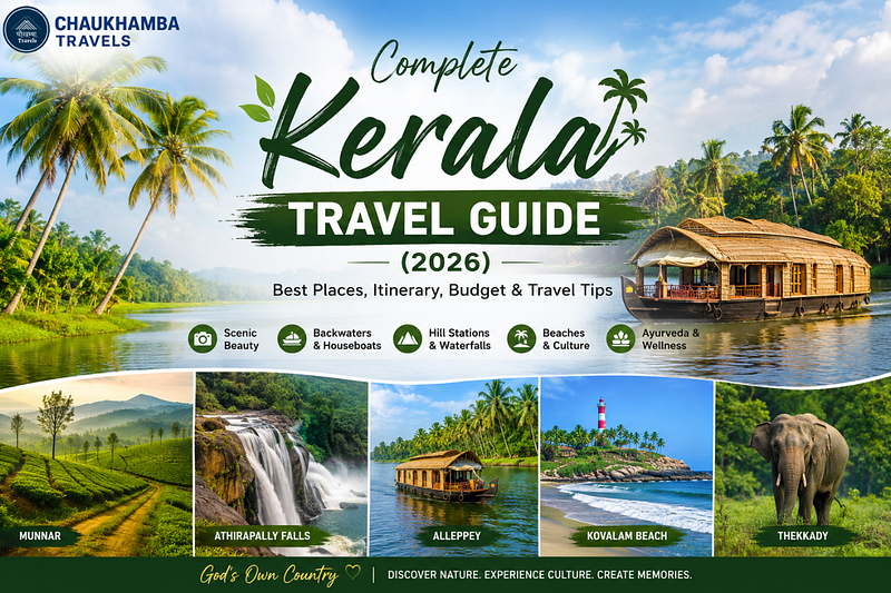 Complete Kerala Travel Guide (2026): Best Places, Itinerary, Budget & Travel Tips