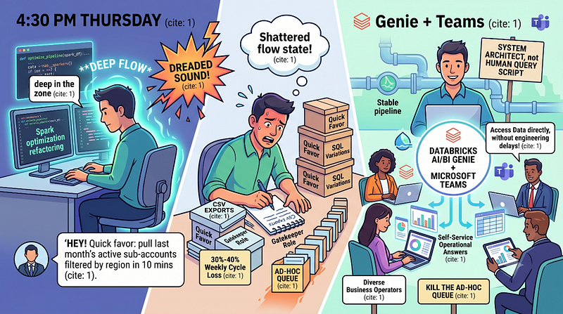 The Death of the “Quick SQL” Ticket: Why Genie + Teams is a Data Engineer’s Best Friend