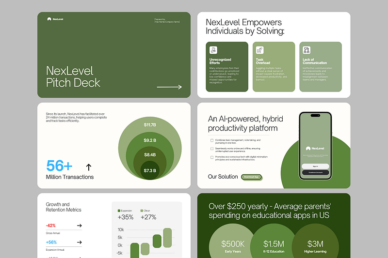Startup Pitch Deck Redesign
