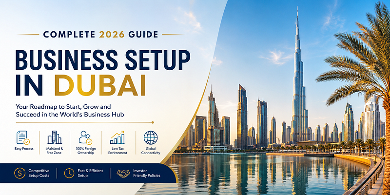 How to Start a Business in Dubai in 2026: Costs, Process, Licenses and Foreign Ownership