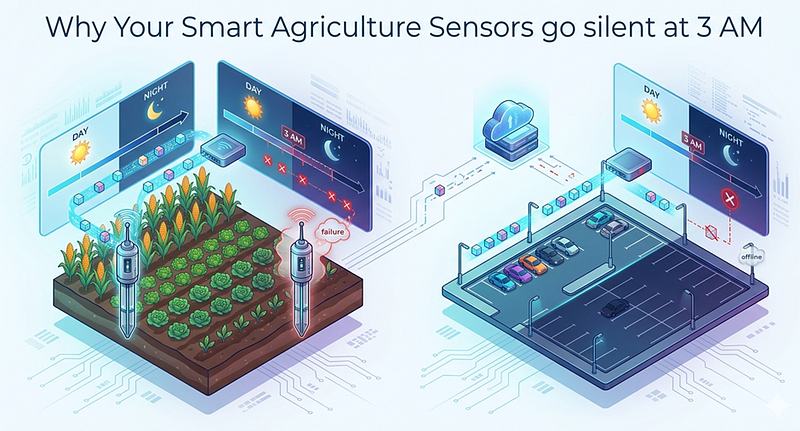 Why Your Smart Agriculture Sensors go silent after midnight