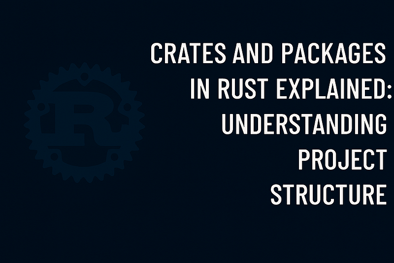 Crates and Packages in Rust Explained: Understanding Project Structure