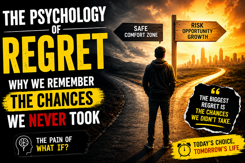 The Psychology of Regret: Why We Remember the Chances We Never Took More Than Our Failures