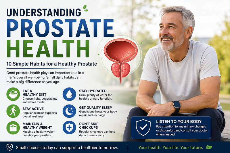 Understanding Prostate Health: 10 Simple Habits That Can Support a Healthy Prostate