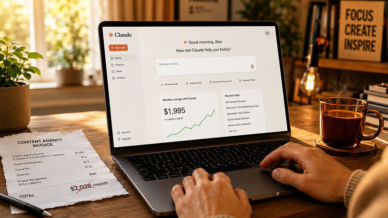 I Was Paying $1,400/Month for Content. I Fired My Agency and Built This Instead.