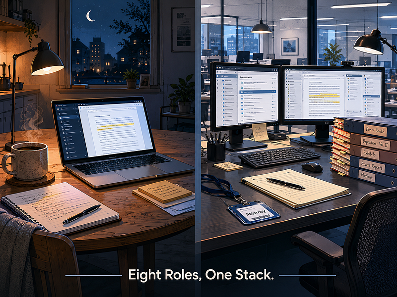 Eight Roles, One Stack: The Solo Lawyer and the Paralegal