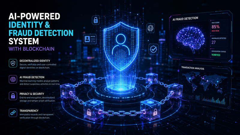 Building an AI-Powered Identity & Fraud Detection System with Blockchain