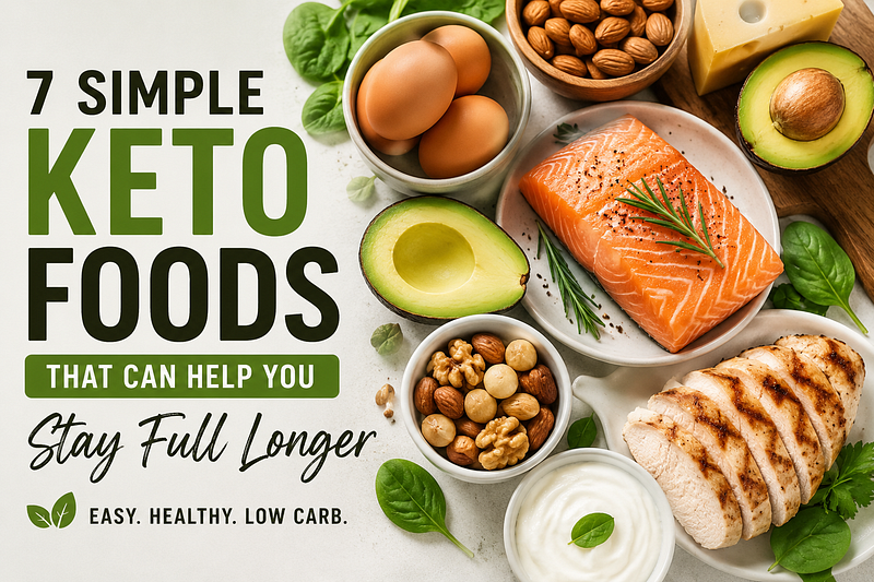 7 Simple Keto Foods That Can Help You Stay Full Longer