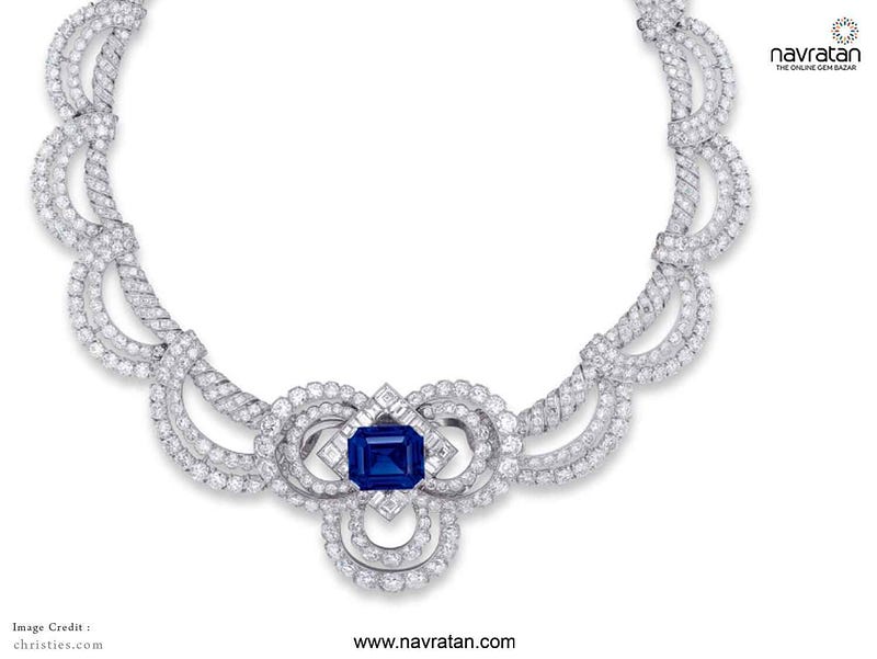 Blue Sapphire Gemstone Jewelry
