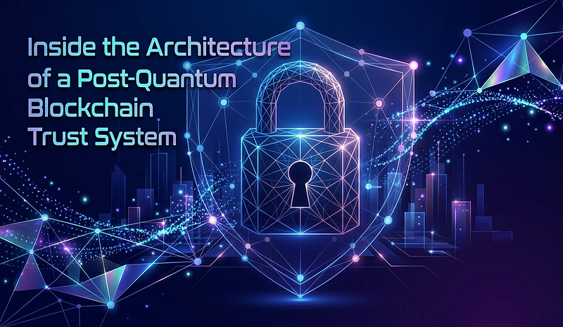 Inside the Architecture of a Post-Quantum Blockchain Trust System
