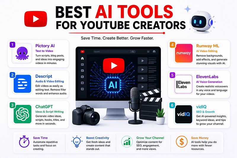 Best AI Tools for YouTube Creators