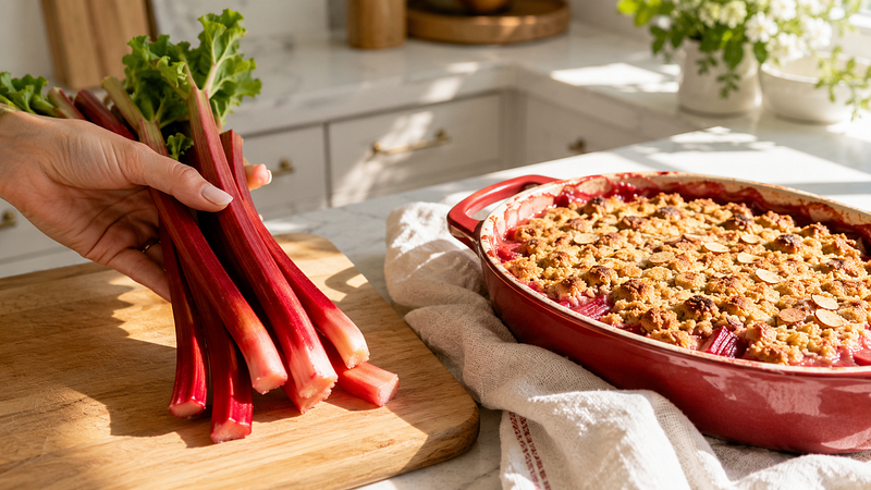 How to Enjoy Trending Rhubarb Recipes Without the Sugar Crash (5 Low-Glycemic Swaps)
