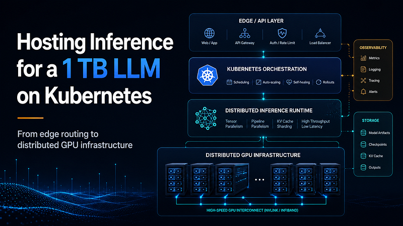 How I Would Host Inference for a 1 TB LLM on Kubernetes in Production