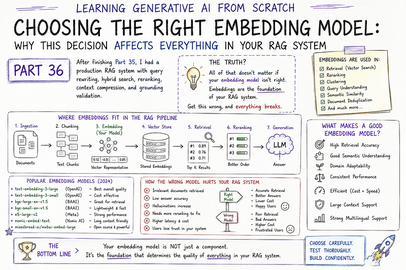 Choosing the Right Embedding Model: Why This Decision Affects Everything in Your RAG System — Part…