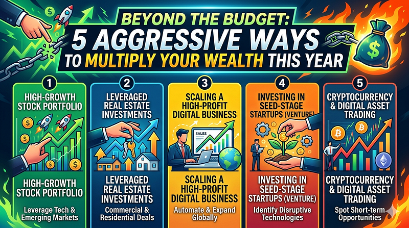 Beyond the Budget: 5 Aggressive Ways to Multiply Your Wealth This Year