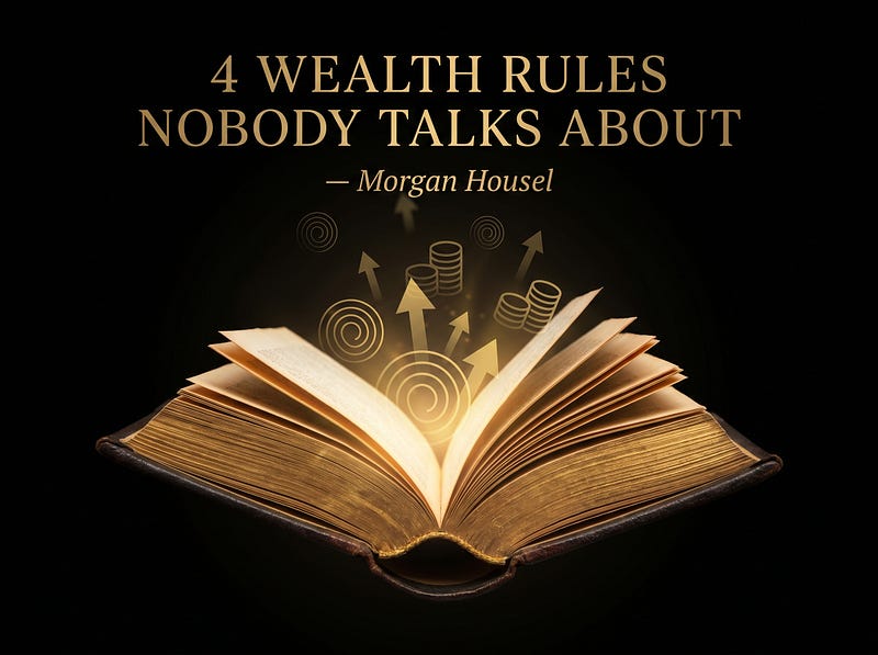 Morgan Housel’s 4Wealth Rules Nobody Talks About
