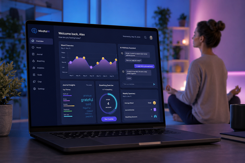 How I Built an AI-Powered Stress Management Platform Using Next.js, OpenAI, and Supabase.
