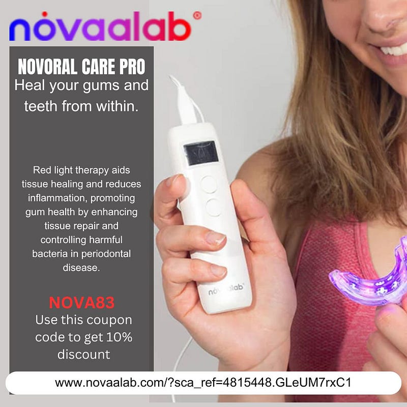 NOVORAL CARE PRO Heal your gums and teeth from within.
