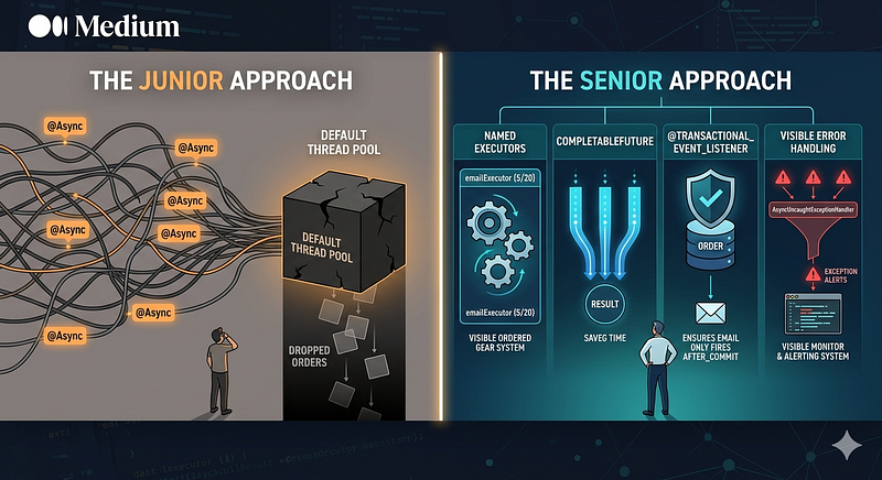 Junior Devs Use @Async. Senior Devs Use These 4 Concurrency Patterns Instead