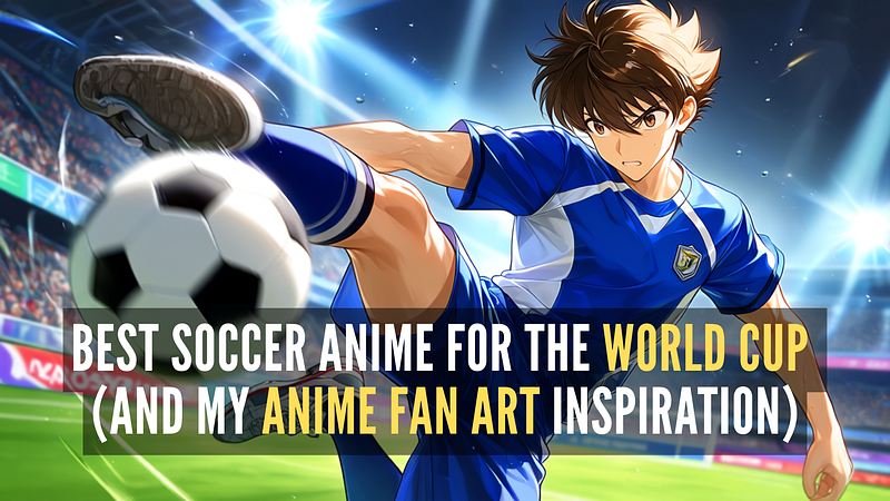 6 Best Soccer Anime to Watch During the World Cup (and My Anime Fan Art Inspiration)
