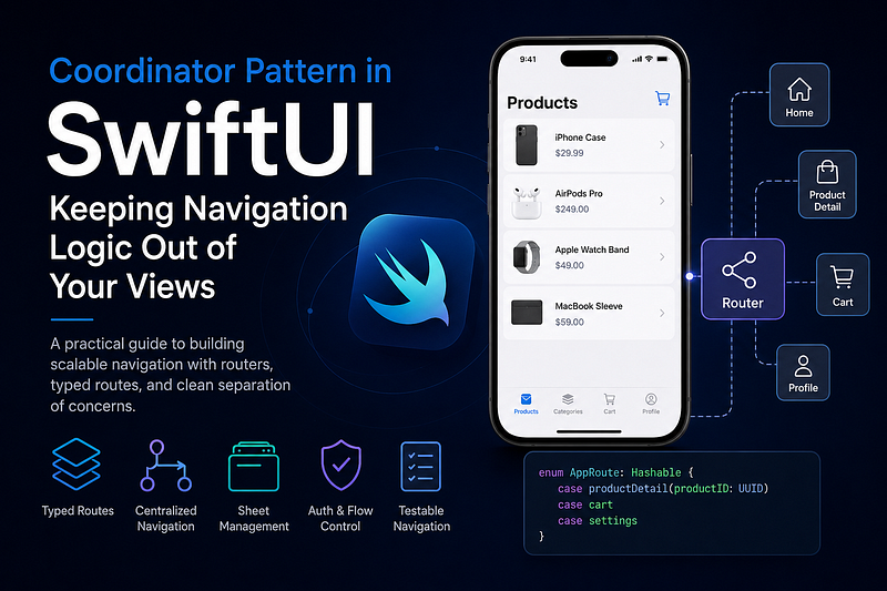 Coordinator Pattern in SwiftUI: Keeping Navigation Logic Out of Your Views