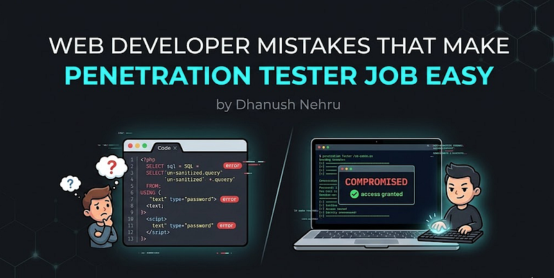 20 Web Developer Mistakes That Make a Penetration Tester’s Job Easy