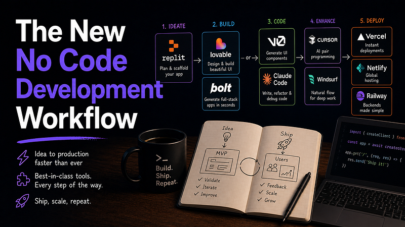 No-Code in 2026: How to Ship Apps Without Writing Code