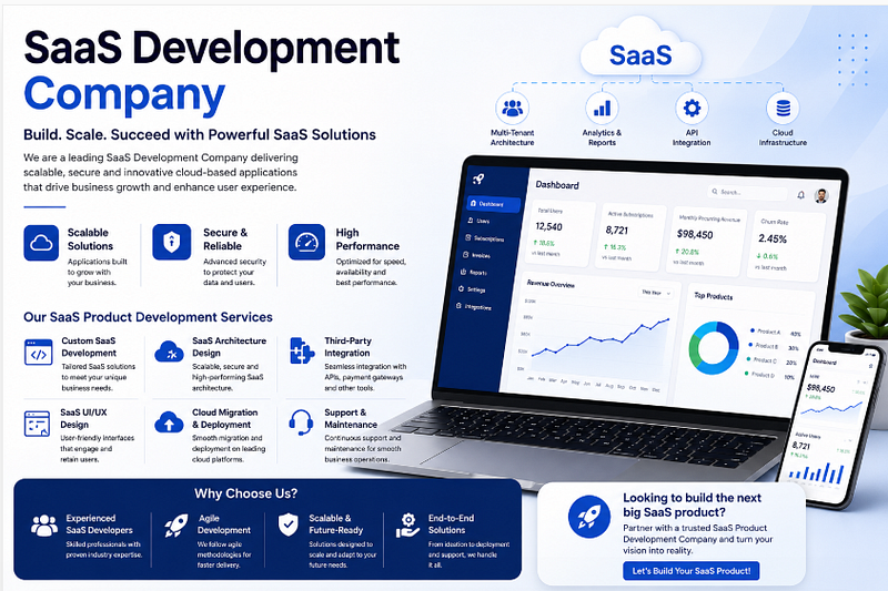 SaaS Development Company: Transforming Businesses with Scalable Software Solutions