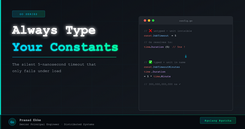 Why I Always Specify Types for Constants in Go (And Name the Unit Too)