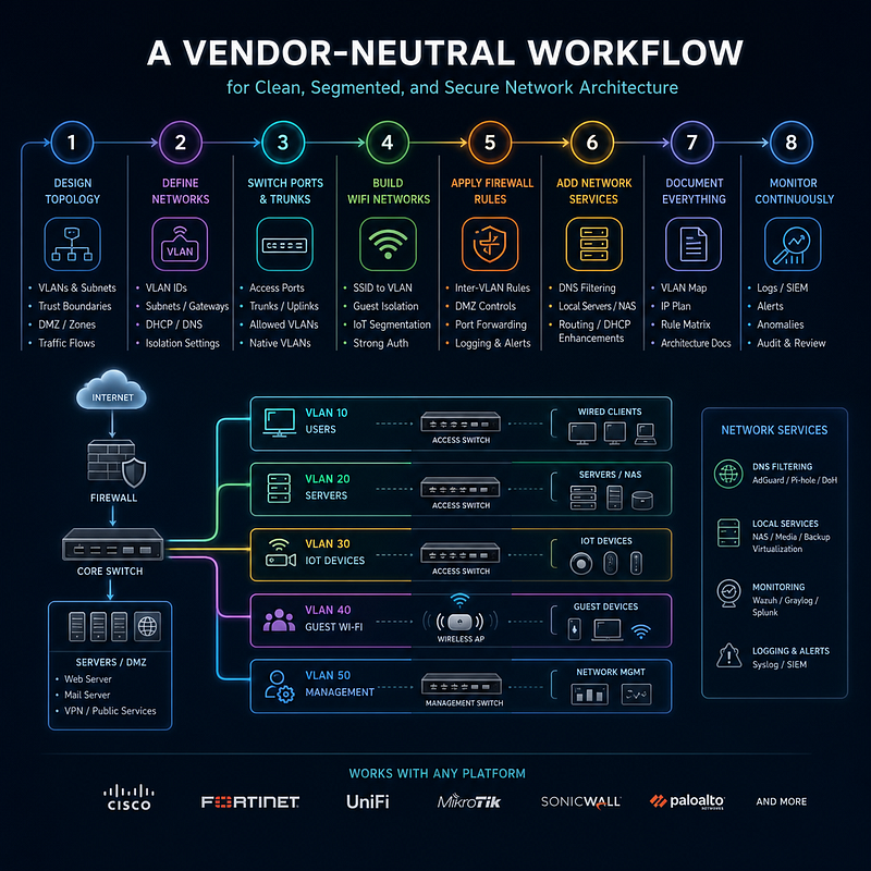 A Vendor‑Neutral Guide to Building a Clean, Segmented, and Secure Network Architecture