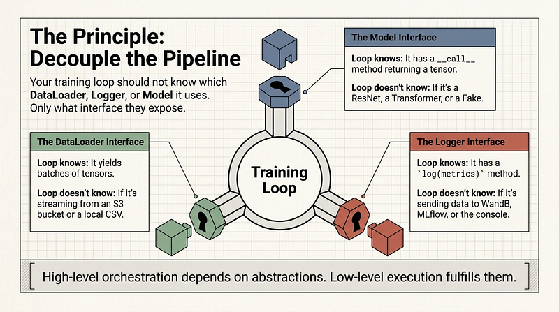 Dependency Inversion in ML Training Pipelines