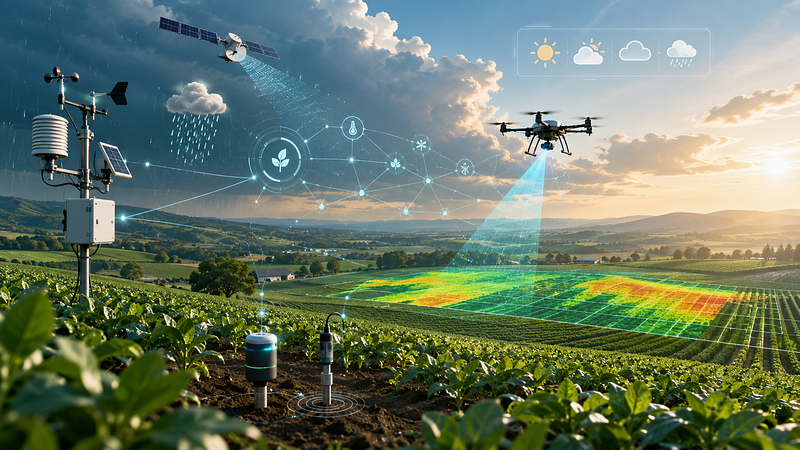 AI-Powered Precision Agriculture: Building Scalable Pipelines from IoT, Satellite, and Weather Data