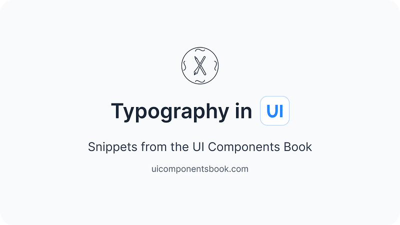 8 Typography Best Practices in UI Design