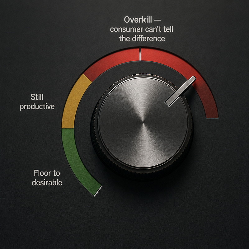 You’re over-engineering your product. And your specification is why.