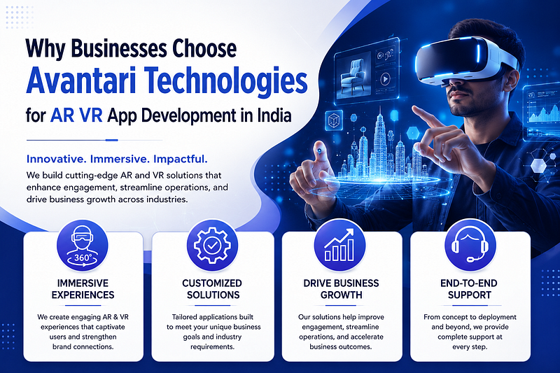 Why Businesses Choose Avantari Technologies for AR VR App Development in India