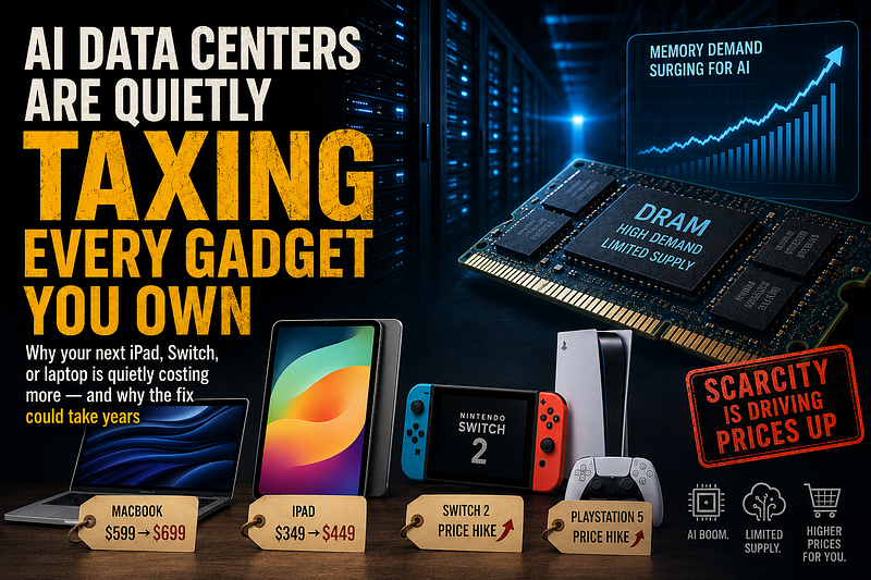 This Changes More Than You Think: How AI Data Centers Are Quietly Taxing Every Gadget You Own