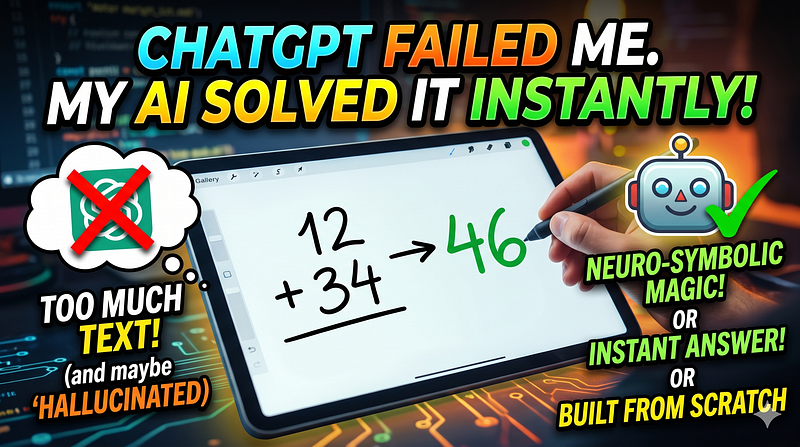 ChatGPT Failed My Sister’s Live Class, So I Built a Neuro-Symbolic AI Math Solver From Scratch