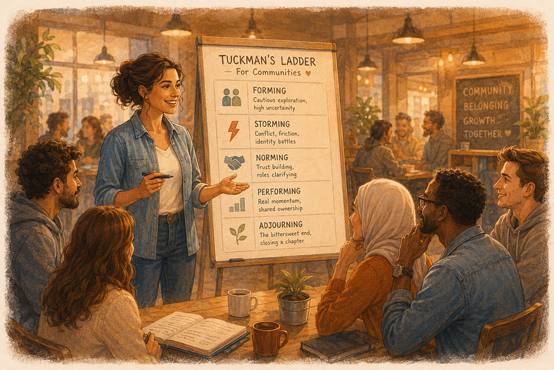 Tuckman’s Ladder Was About Teams. Nobody Told Me It Also Described Every Community I’ve Ever Built.