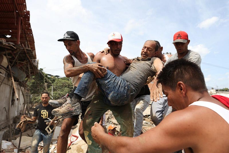 Venezuela Reels From Deadly Earthquakes as Rescuers Race Against Time to Find Survivors
