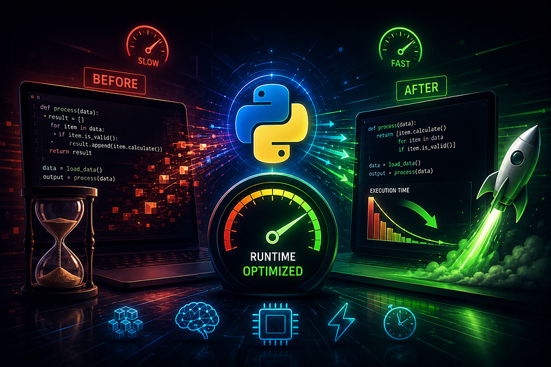 8 Python Optimization Tricks That Cut My Runtime in Half