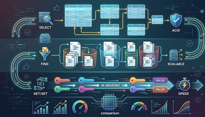 PostgreSQL vs MongoDB vs Redis: I’ve Run All Three in Production. Stop Choosing Wrong.