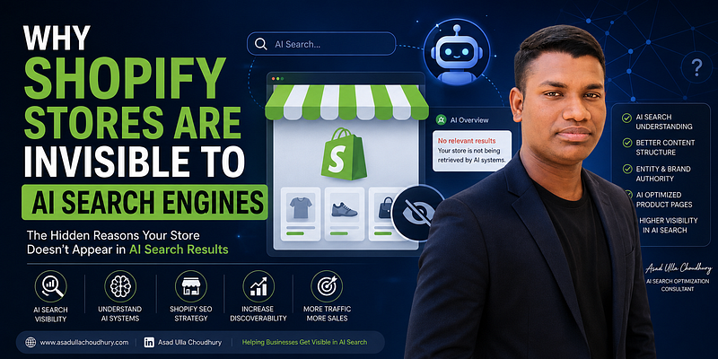 Why Shopify Stores Are Invisible to AI Search Engines (And Why Most Ecommerce Brands Don’t Realize…