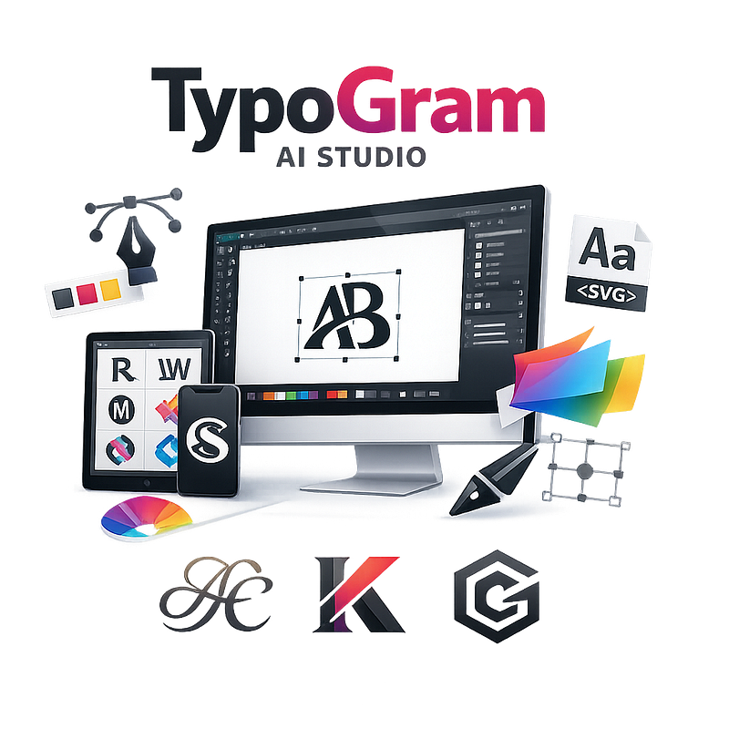 TypoGram AI Studio Source Code and PLR Dashboard Preview