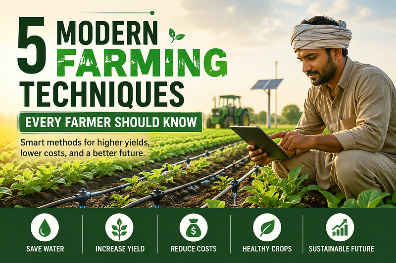 5 Modern Farming Techniques Every Farmer Should Know