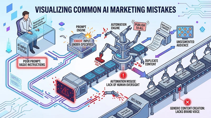 7 AI Marketing Mistakes That Instantly Expose Beginners