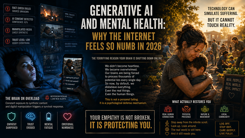 Generative AI and Mental Health: Why the Internet Feels So Numb in 2026