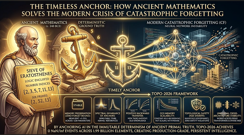 The Timeless Anchor: How Ancient Mathematics Solves the Modern Crisis of Catastrophic Forgetting