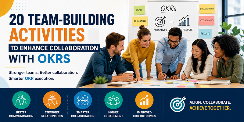 20 Team-Building Activities That Actually Improve OKR Collaboration
